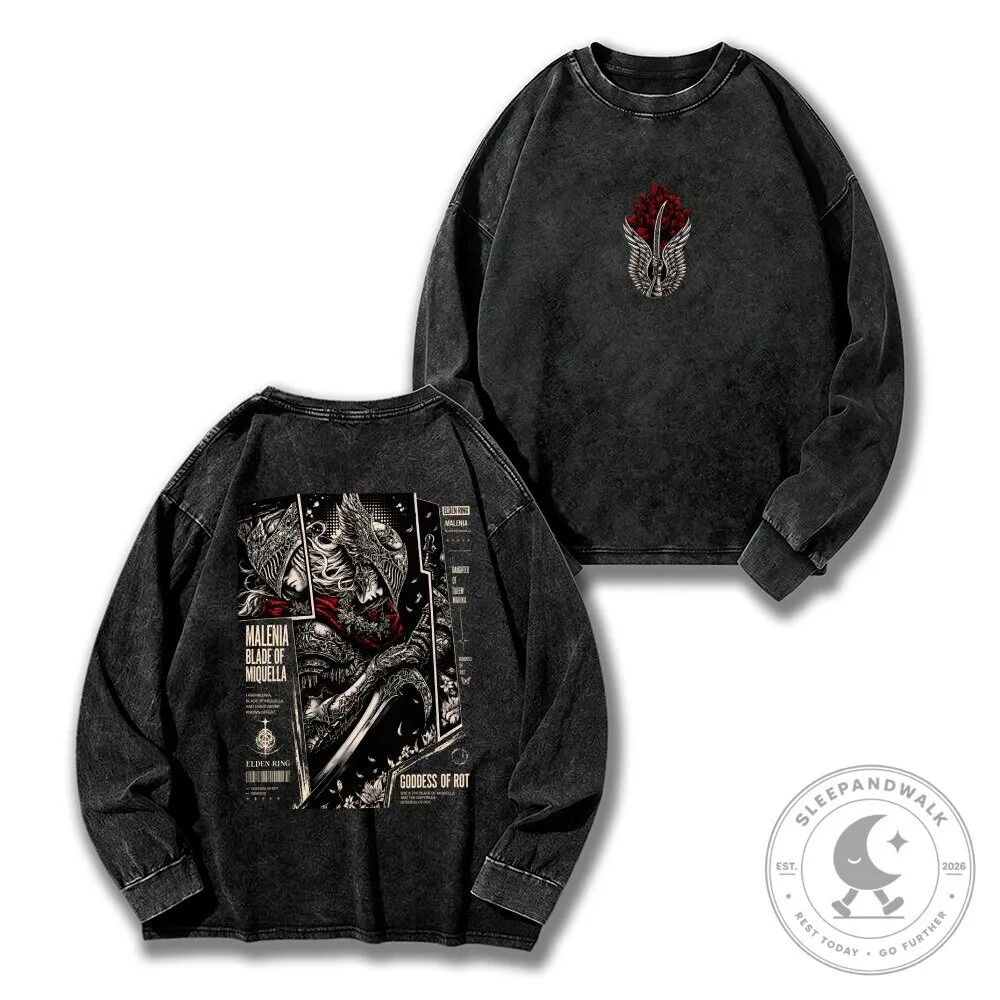 Elden Ring Malenia Blade of Miquella Goddess of Rot Vintage Sweatshirt