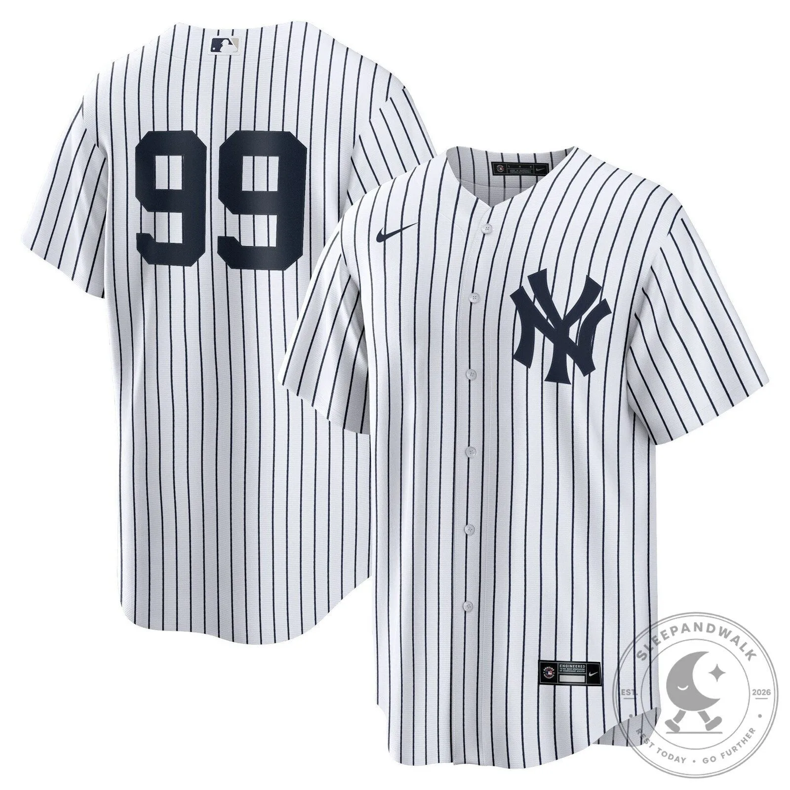 Aaron Judge New York Yankees Baseball Pinstripe Home Jersey