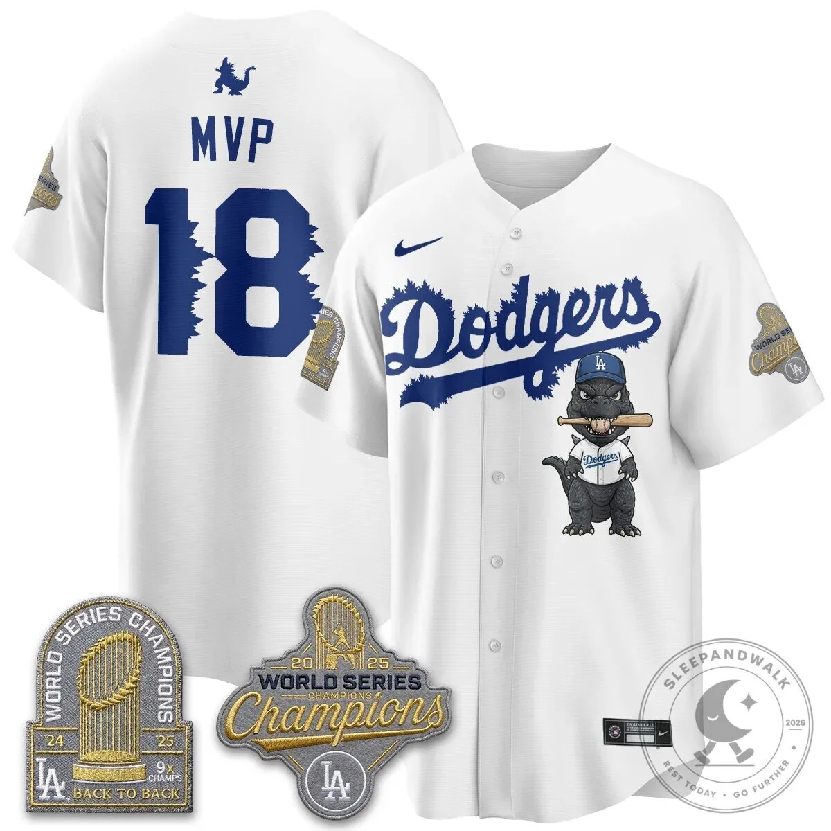 Shohei Ohtani Los Angeles Dodgers Godzilla Baseball Jersey 56 Shohei Ohtani Los Angeles Dodgers Godzilla Baseball Jersey