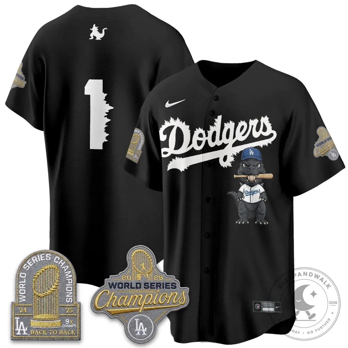 Shohei Ohtani Los Angeles Dodgers Godzilla Baseball Jersey 66 Shohei Ohtani Los Angeles Dodgers Godzilla Baseball Jersey
