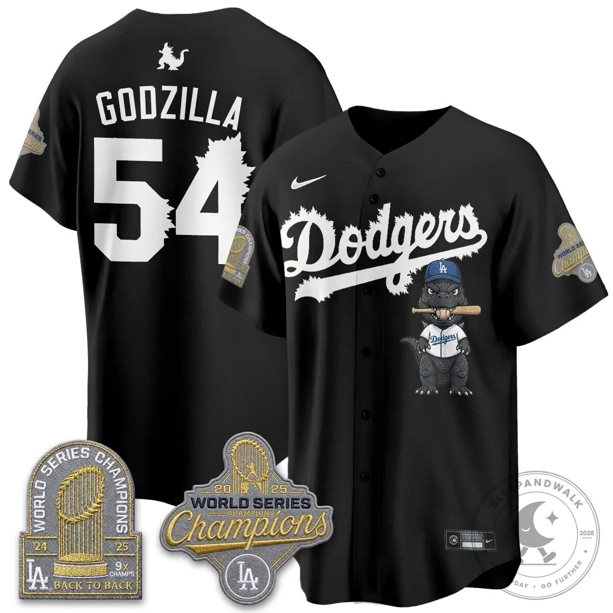 Shohei Ohtani Los Angeles Dodgers Godzilla Baseball Jersey 69 Shohei Ohtani Los Angeles Dodgers Godzilla Baseball Jersey