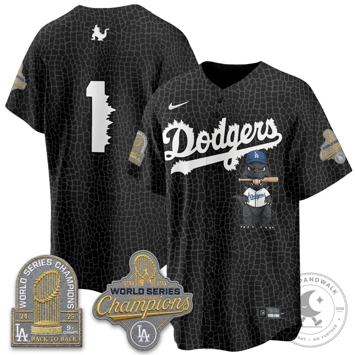 Shohei Ohtani Los Angeles Dodgers Godzilla Baseball Jersey 88 Shohei Ohtani Los Angeles Dodgers Godzilla Baseball Jersey