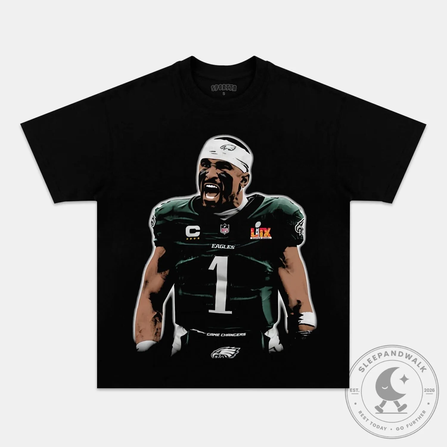 Jalen Hurts Philadelphia Eagles Football MVP Super Bowl LVII T-Shirt