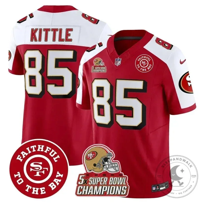 San Francisco 49ers Brock Purdy Super Bowl Champions Red Football Jersey 48 San Francisco 49ers Brock Purdy Super Bowl Champions Red Football Jersey