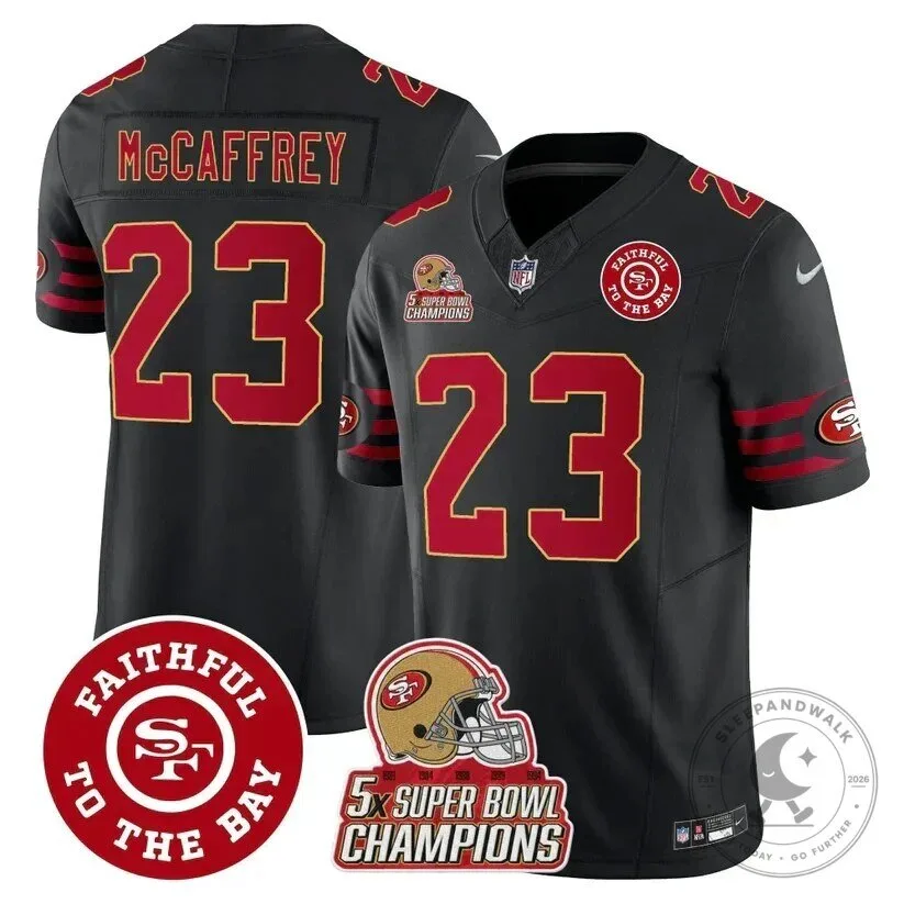 San Francisco 49ers Brock Purdy Super Bowl Champions Red Football Jersey 55 San Francisco 49ers Brock Purdy Super Bowl Champions Red Football Jersey