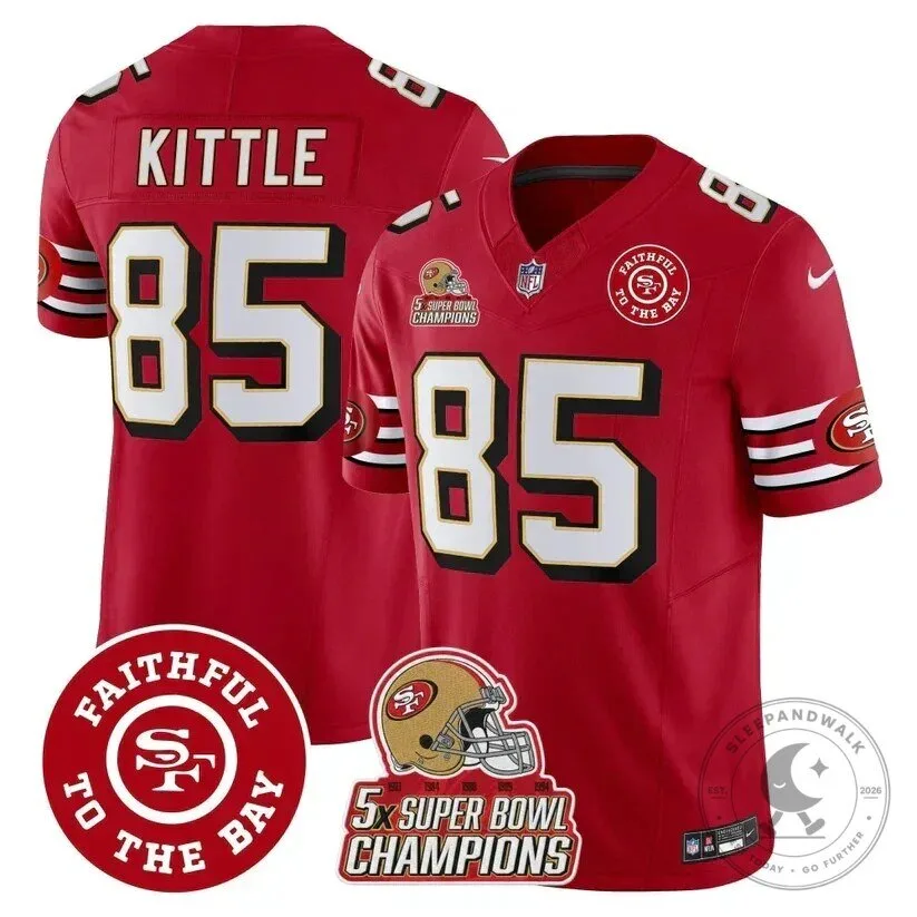 San Francisco 49ers Brock Purdy Super Bowl Champions Red Football Jersey 68 San Francisco 49ers Brock Purdy Super Bowl Champions Red Football Jersey