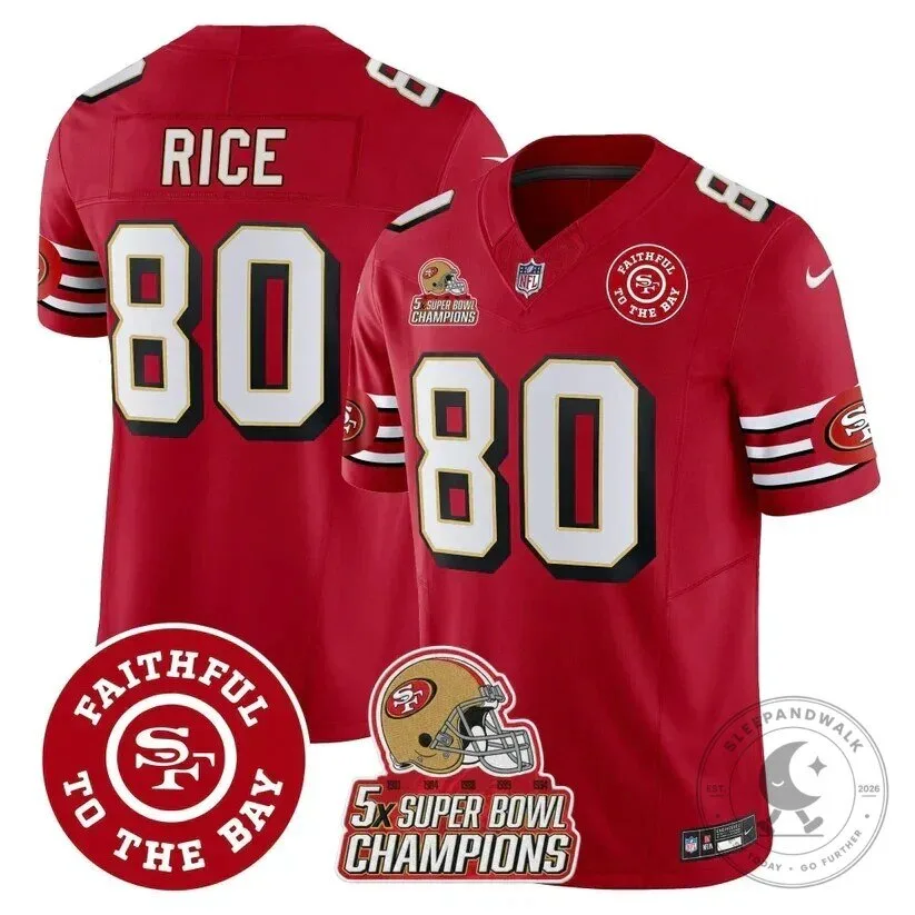 San Francisco 49ers Brock Purdy Super Bowl Champions Red Football Jersey 69 San Francisco 49ers Brock Purdy Super Bowl Champions Red Football Jersey