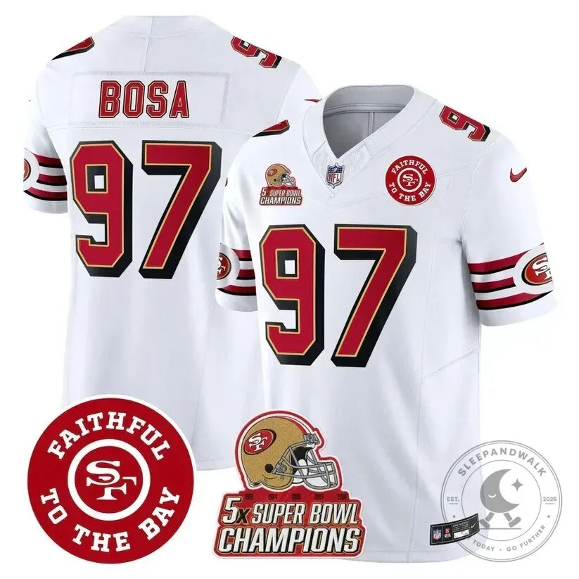 San Francisco 49ers Brock Purdy Super Bowl Champions Red Football Jersey 81 San Francisco 49ers Brock Purdy Super Bowl Champions Red Football Jersey