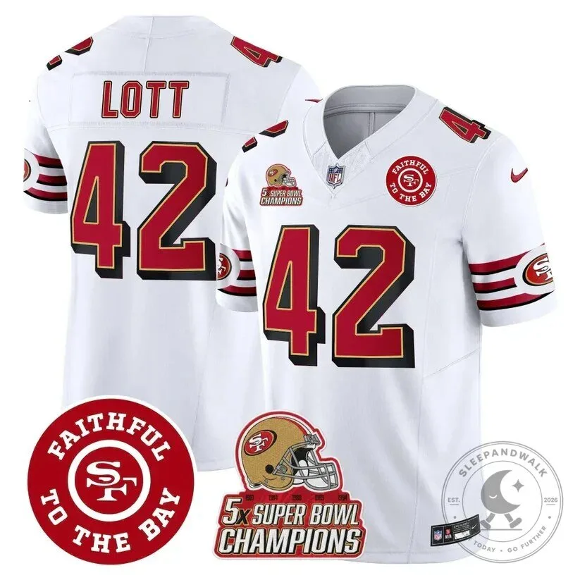San Francisco 49ers Brock Purdy Super Bowl Champions Red Football Jersey 82 San Francisco 49ers Brock Purdy Super Bowl Champions Red Football Jersey