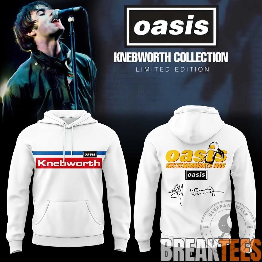 Oasis Knebworth 1996 Concert Anniversary Music Band Hoodie