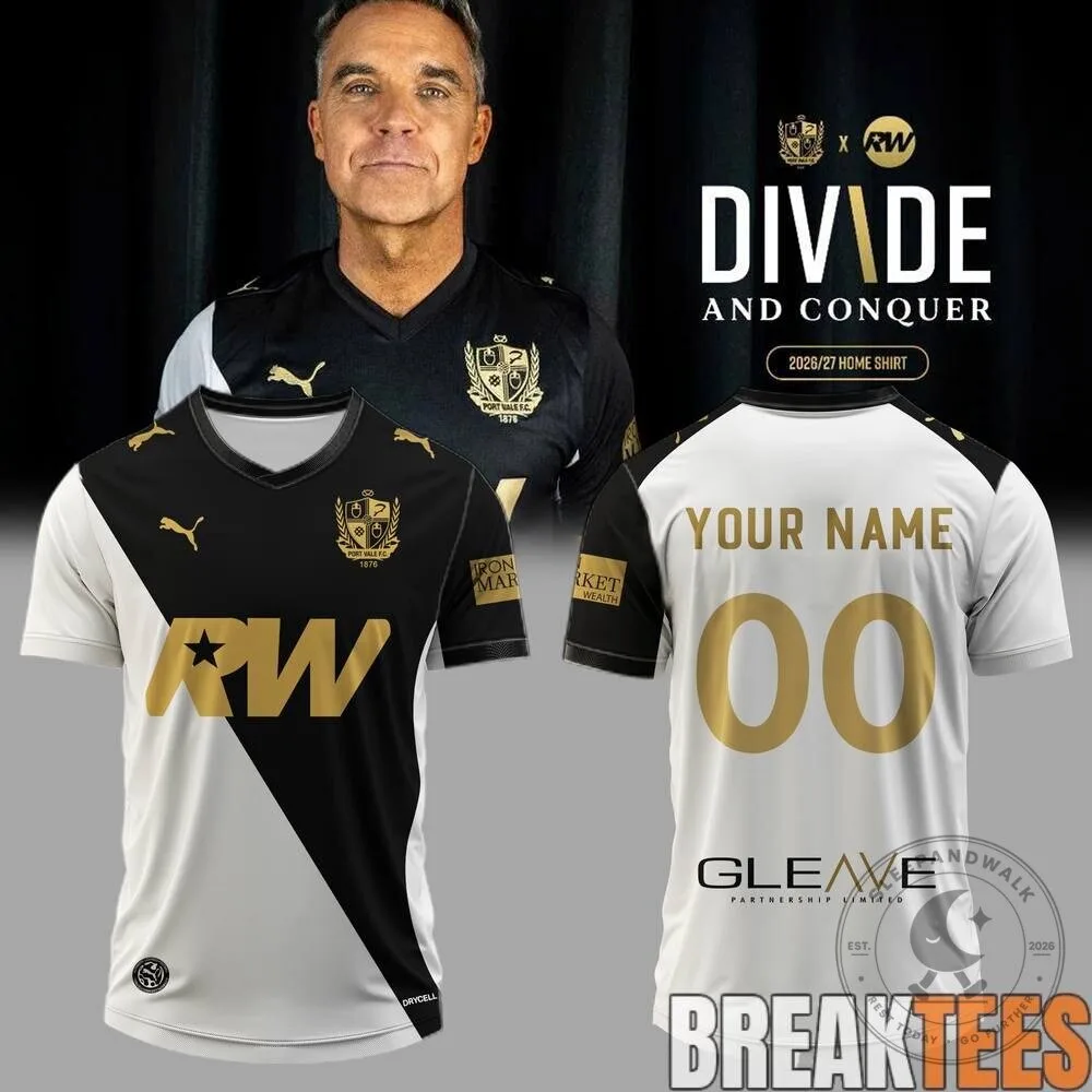 Robbie Williams Divide and Conquer 2026-2027 Home Football Jersey
