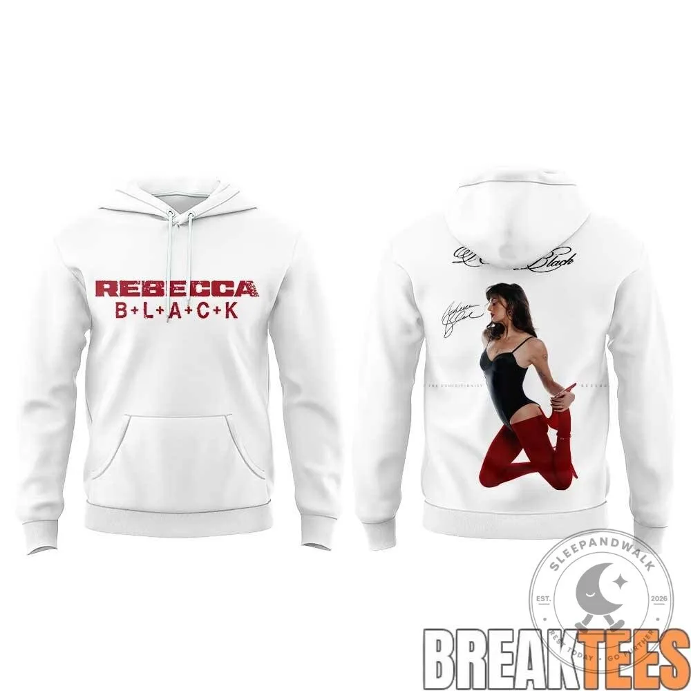 Rebecca Black Exhibitionism On Tour Miss Delicious White Hoodie 7 Rebecca Black Exhibitionism On Tour Miss Delicious White Hoodie