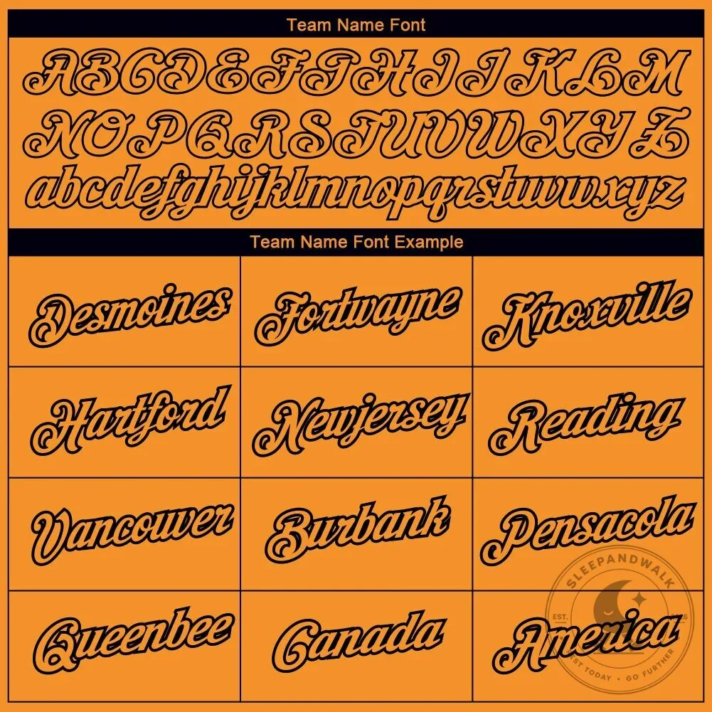 Hook Em Fishing Orange Black Custom Name Number Performance T-Shirt 12 Hook Em Fishing Orange Black Custom Name Number Performance T-Shirt