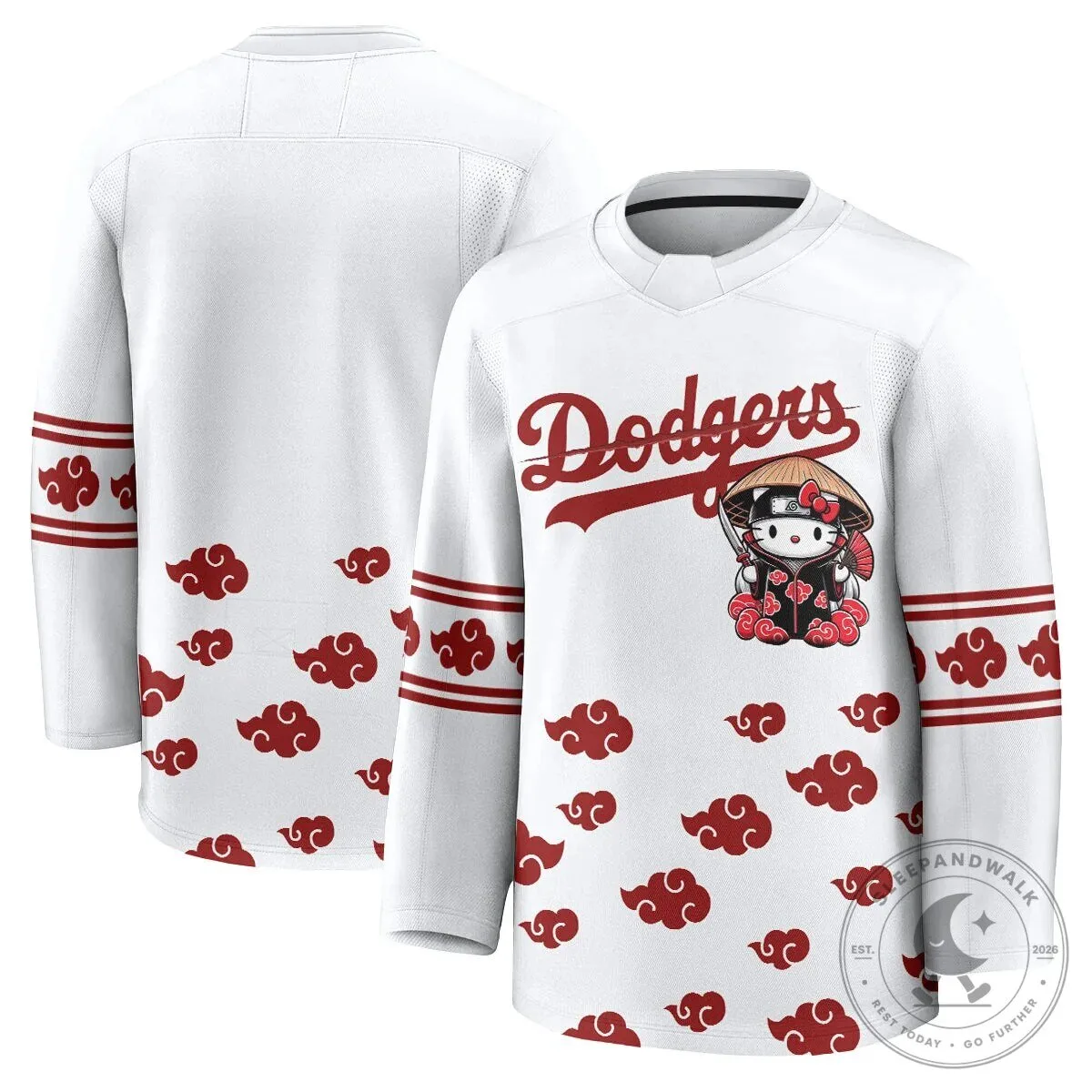 Shohei Ohtani Los Angeles Dodgers Hello Kitty Akatsuki Anime Hockey Jersey 47 Shohei Ohtani Los Angeles Dodgers Hello Kitty Akatsuki Anime Hockey Jersey