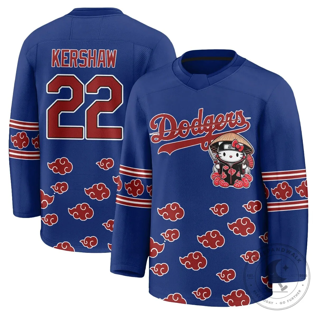 Shohei Ohtani Los Angeles Dodgers Hello Kitty Akatsuki Anime Hockey Jersey 51 Shohei Ohtani Los Angeles Dodgers Hello Kitty Akatsuki Anime Hockey Jersey