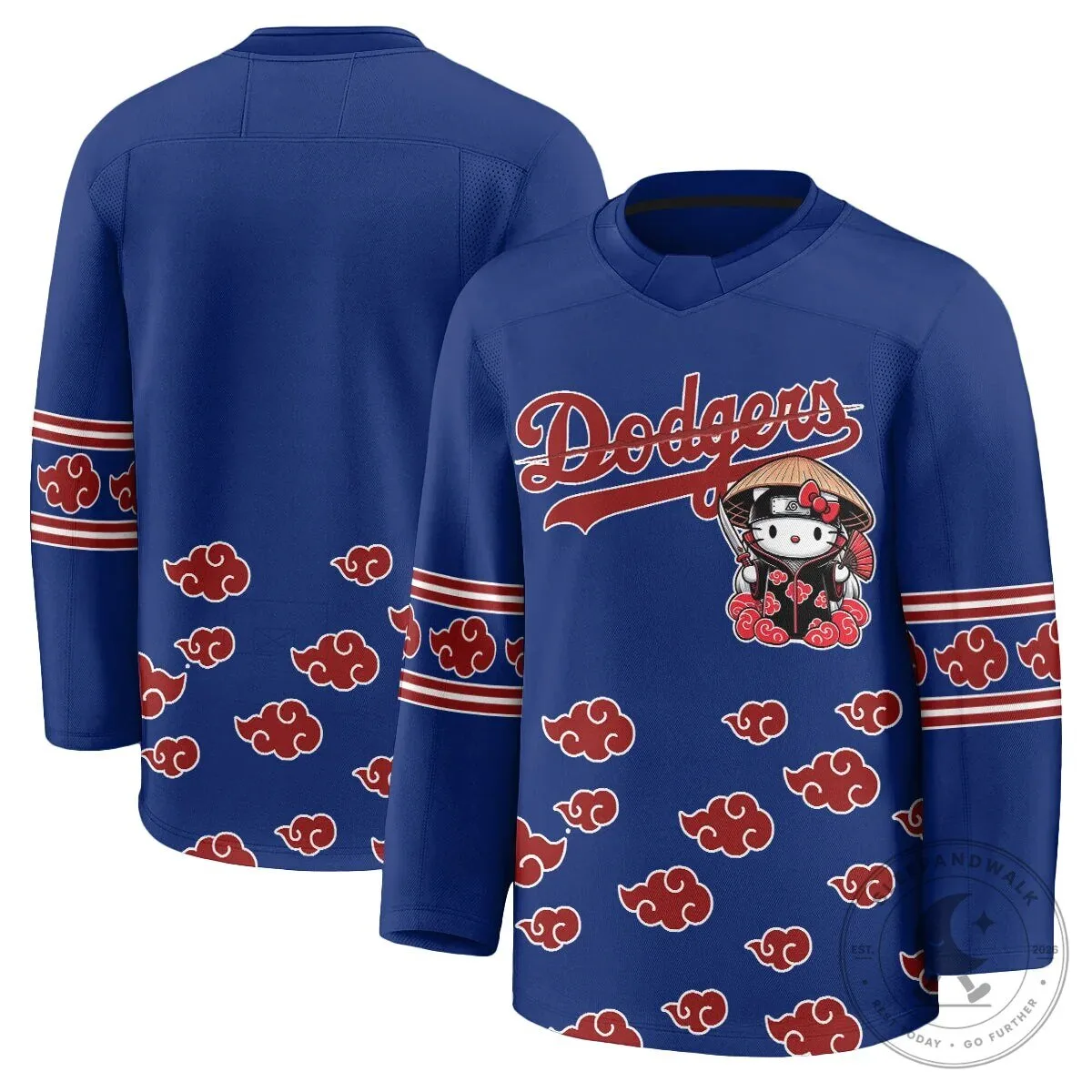 Shohei Ohtani Los Angeles Dodgers Hello Kitty Akatsuki Anime Hockey Jersey 57 Shohei Ohtani Los Angeles Dodgers Hello Kitty Akatsuki Anime Hockey Jersey