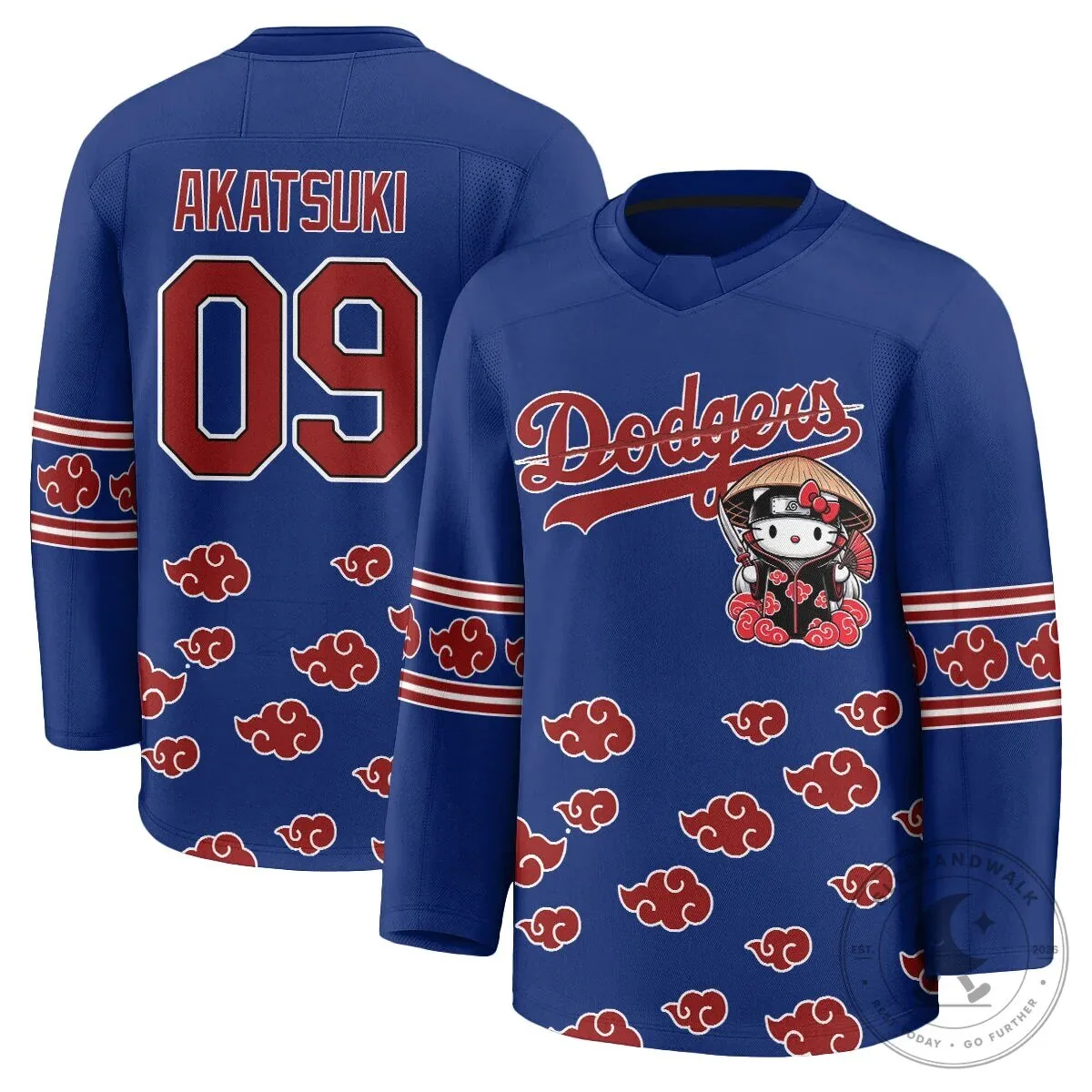 Shohei Ohtani Los Angeles Dodgers Hello Kitty Akatsuki Anime Hockey Jersey 59 Shohei Ohtani Los Angeles Dodgers Hello Kitty Akatsuki Anime Hockey Jersey