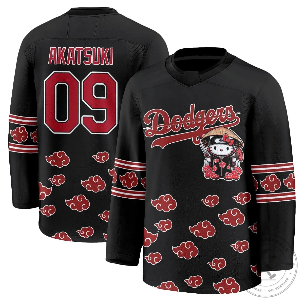 Shohei Ohtani Los Angeles Dodgers Hello Kitty Akatsuki Anime Hockey Jersey 69 Shohei Ohtani Los Angeles Dodgers Hello Kitty Akatsuki Anime Hockey Jersey