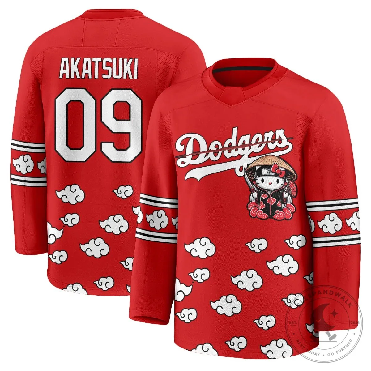 Shohei Ohtani Los Angeles Dodgers Hello Kitty Akatsuki Anime Hockey Jersey 79 Shohei Ohtani Los Angeles Dodgers Hello Kitty Akatsuki Anime Hockey Jersey