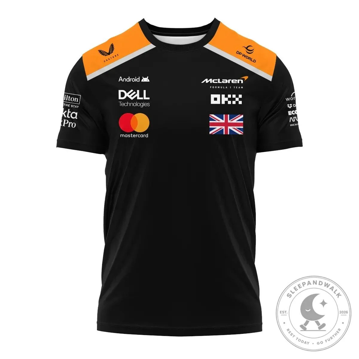 Lando Norris 2025 Formula 1 World Champion McLaren Racing T-Shirt 10 Lando Norris 2025 Formula 1 World Champion McLaren Racing T-Shirt