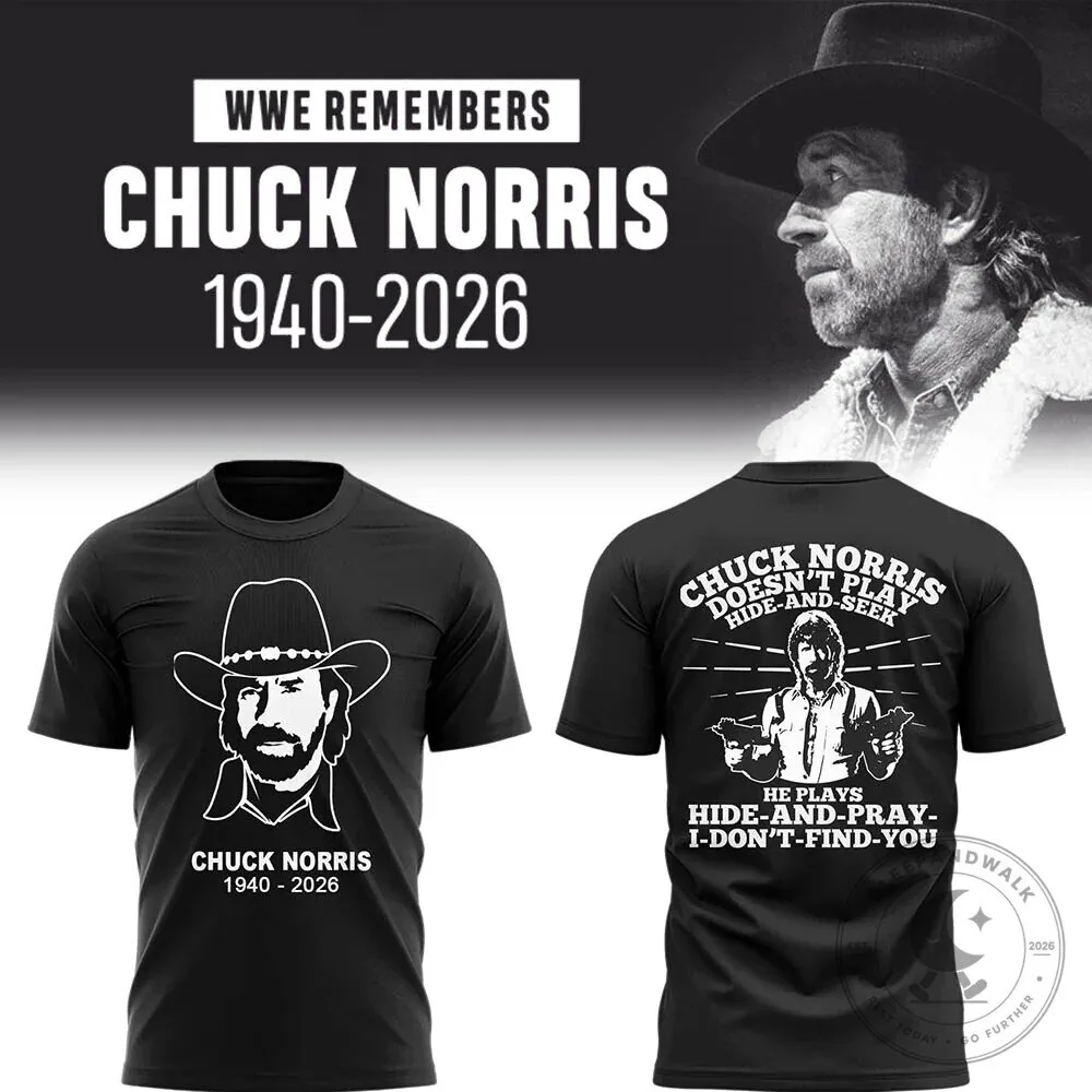 Chuck Norris Doesn’t Play Hide-and-Seek Funny T-Shirt