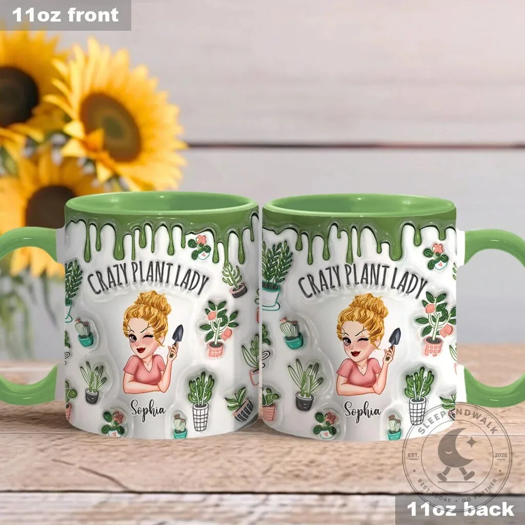 Crazy Plant Lady Personalized Gardening Coffee Mug for Women 10 Crazy Plant Lady Personalized Gardening Coffee Mug for Women