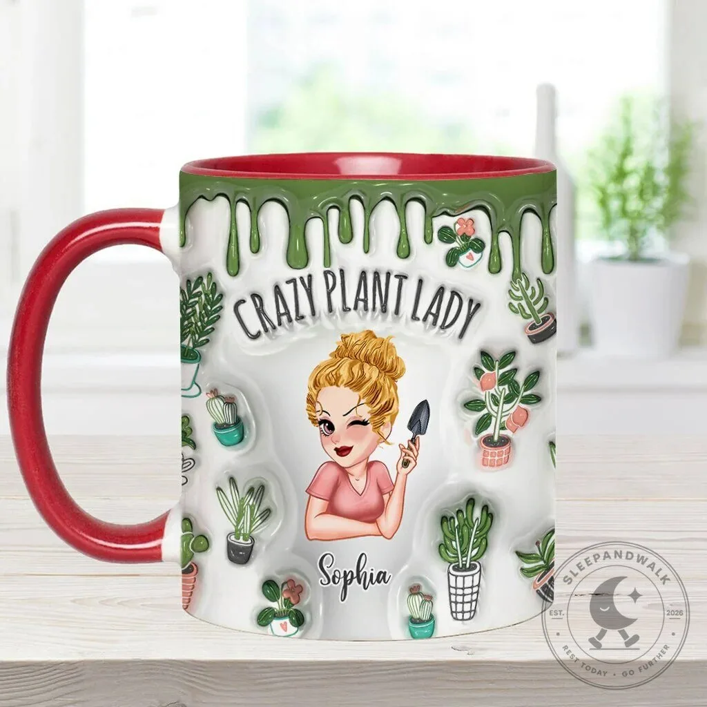 Crazy Plant Lady Personalized Gardening Coffee Mug for Women 12 Crazy Plant Lady Personalized Gardening Coffee Mug for Women