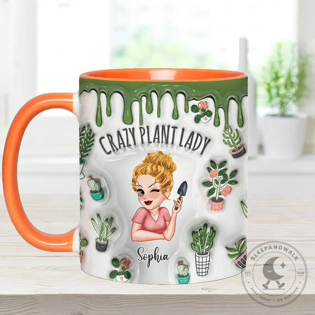 Crazy Plant Lady Personalized Gardening Coffee Mug for Women 14 Crazy Plant Lady Personalized Gardening Coffee Mug for Women
