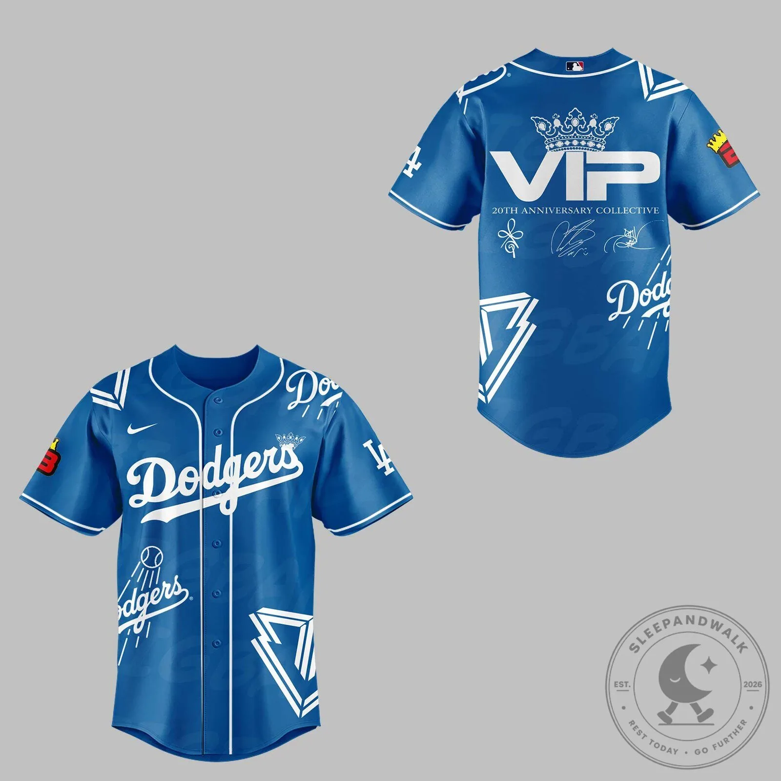 Los Angeles Dodgers 20th Anniversary Collective Baseball Jersey 9 Los Angeles Dodgers 20th Anniversary Collective Baseball Jersey