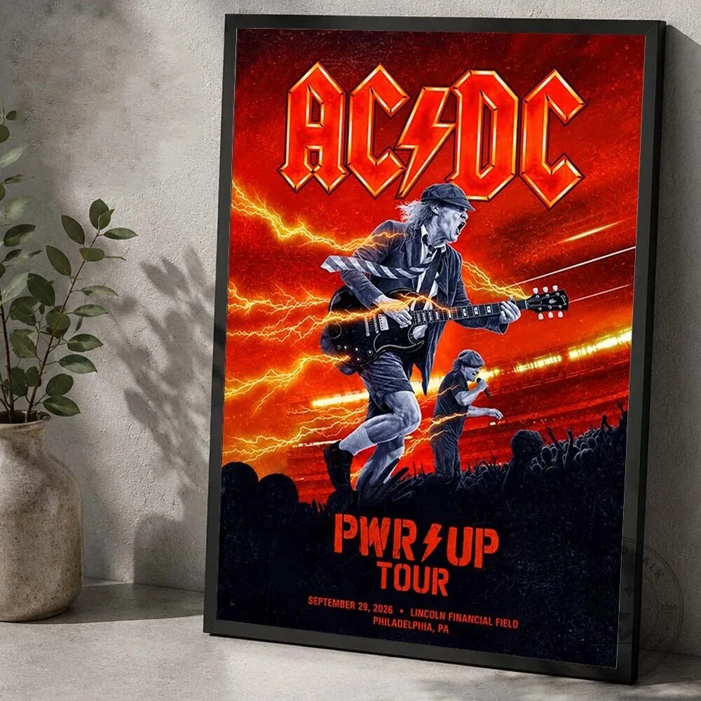 AC/DC Power Up Tour 2026 Philadelphia Concert Event Poster 5 AC/DC Power Up Tour 2026 Philadelphia Concert Event Poster