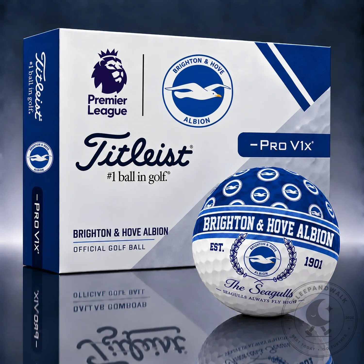 Brighton and Hove Albion Premier League Titleist Golf Ball