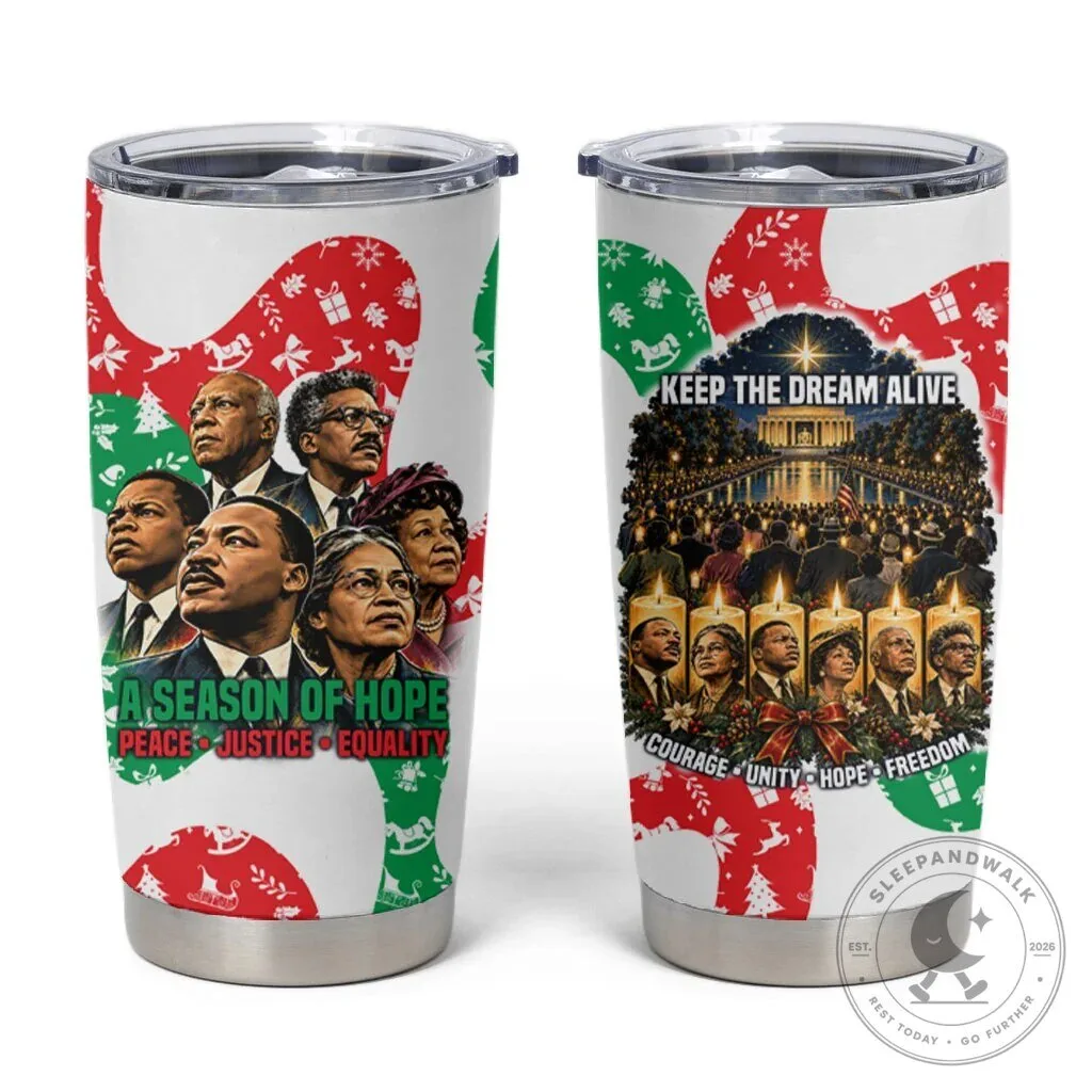 Civil Rights Leaders Christmas Holiday Season of Hope Tumbler Cup