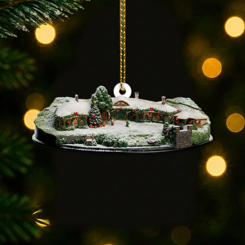 Lord of the Rings The Green Dragon Inn Christmas Tree Ornament