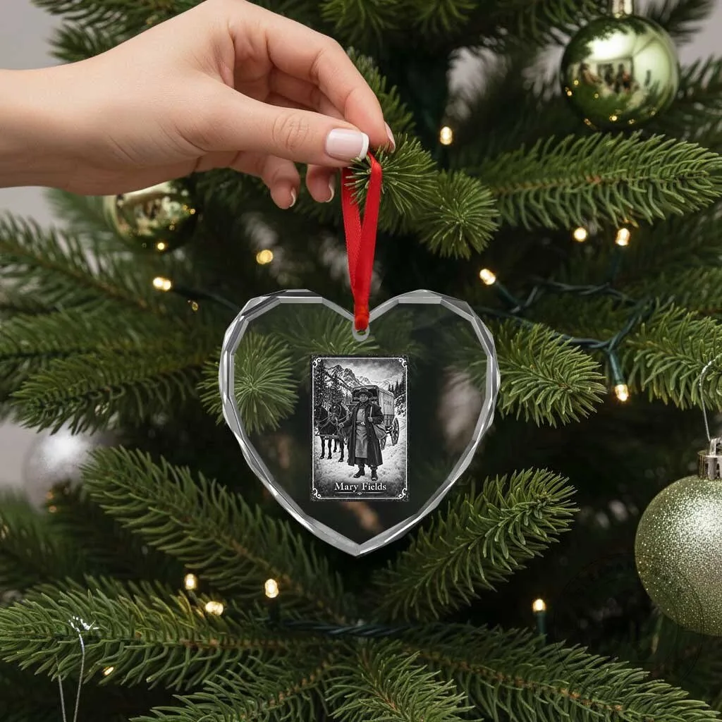 Mary Fields Stagecoach Pioneer Woman Black History Heart Crystal Glass Ornament 12 Mary Fields Stagecoach Pioneer Woman Black History Heart Crystal Glass Ornament