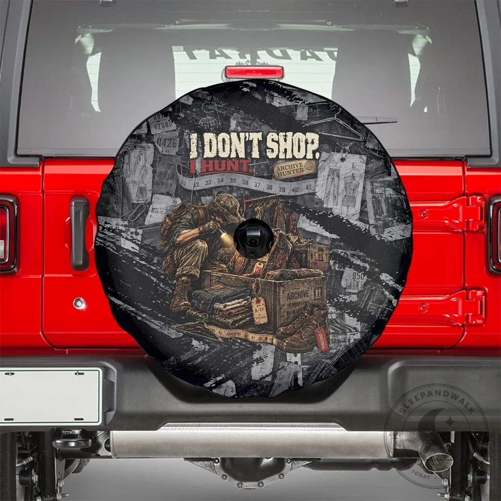 Archive Hunter I Don't Shop I Hunt Vintage Streetwear Grunge Spare Tire Cover 8 Archive Hunter I Don