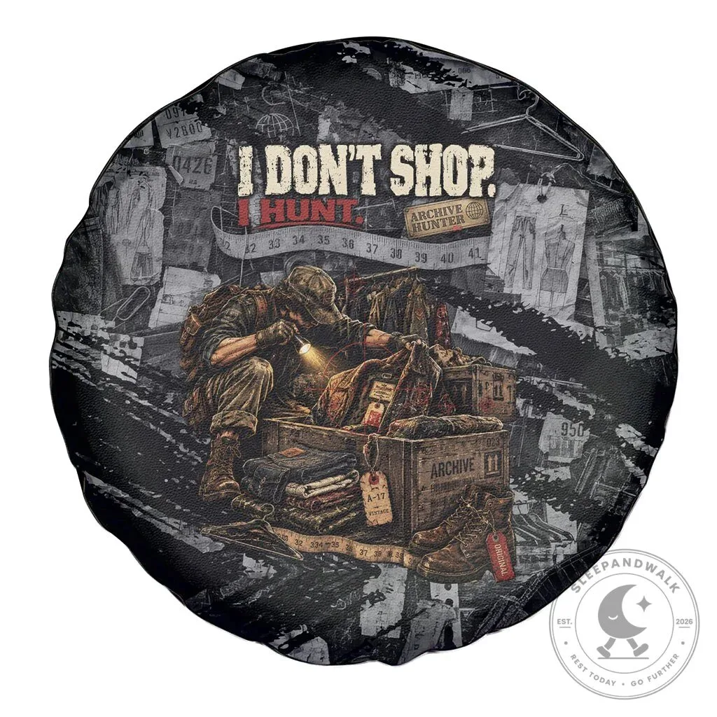 Archive Hunter I Don't Shop I Hunt Vintage Streetwear Grunge Spare Tire Cover 9 Archive Hunter I Don