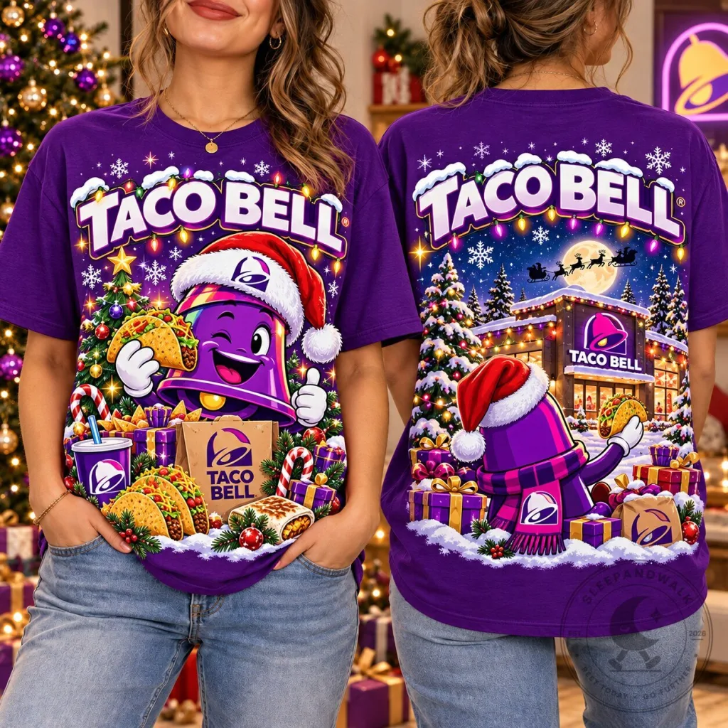 Taco Bell Christmas Tacos Holiday T-Shirt Taco Bell Christmas Tacos Holiday T-Shirt