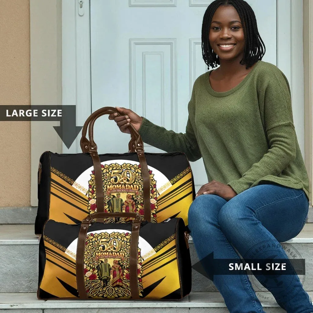 African 50th Wedding Anniversary Mom and Dad Travel Bag 12 African 50th Wedding Anniversary Mom and Dad Travel Bag