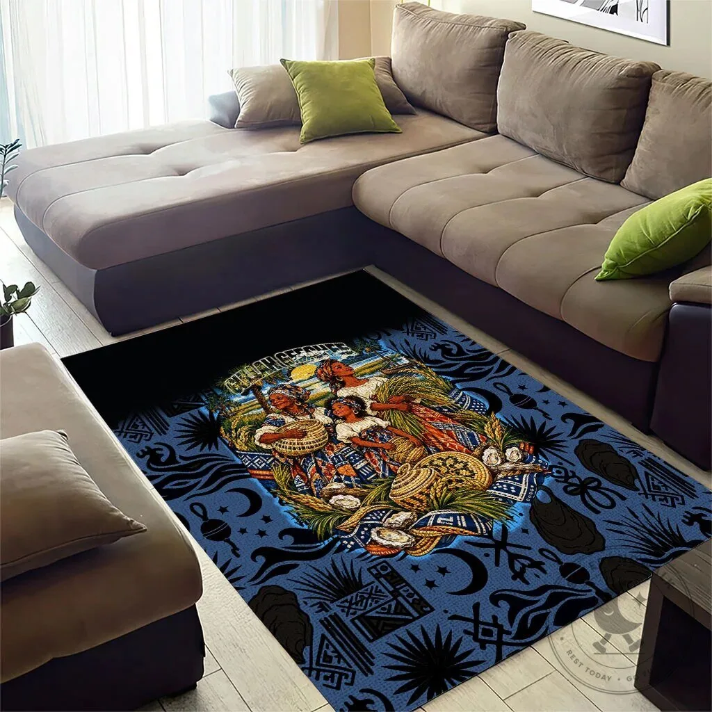 Gullah Geechee African American Sweetgrass Basket Coastal Area Rug 9 Gullah Geechee African American Sweetgrass Basket Coastal Area Rug