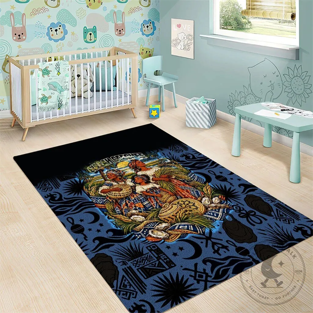 Gullah Geechee African American Sweetgrass Basket Coastal Area Rug 11 Gullah Geechee African American Sweetgrass Basket Coastal Area Rug