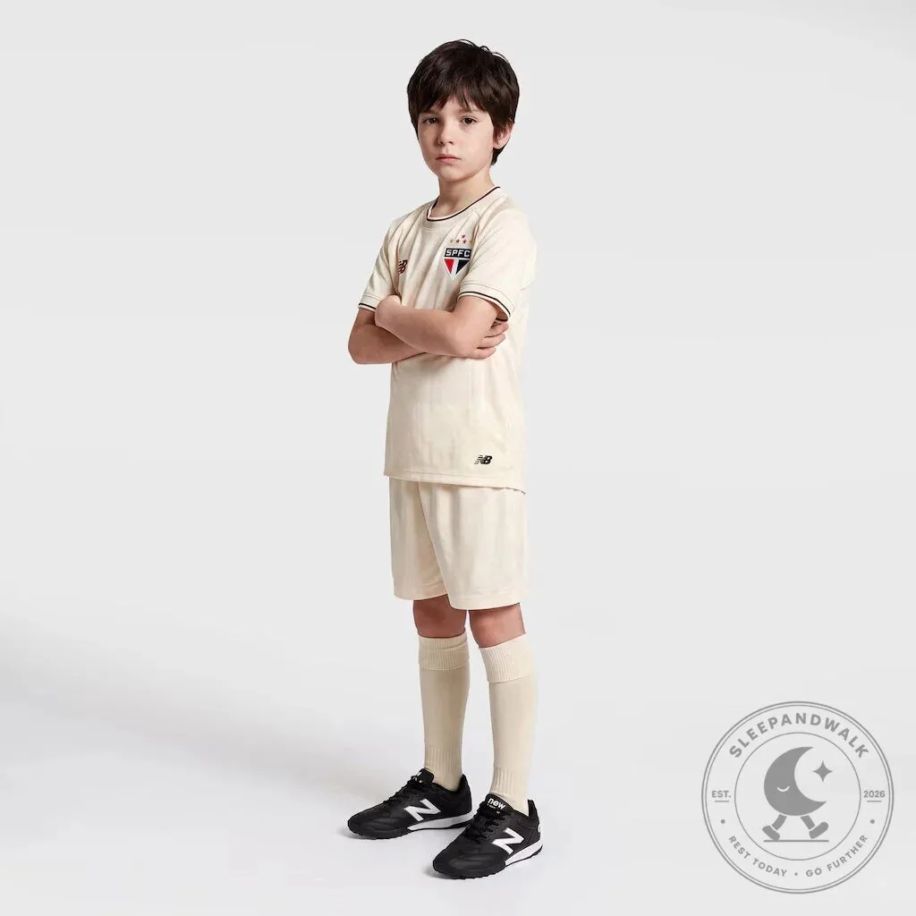 Sao Paulo Futebol Clube New Balance Third Kit Kids Soccer Football Jersey 11 Sao Paulo Futebol Clube New Balance Third Kit Kids Soccer Football Jersey