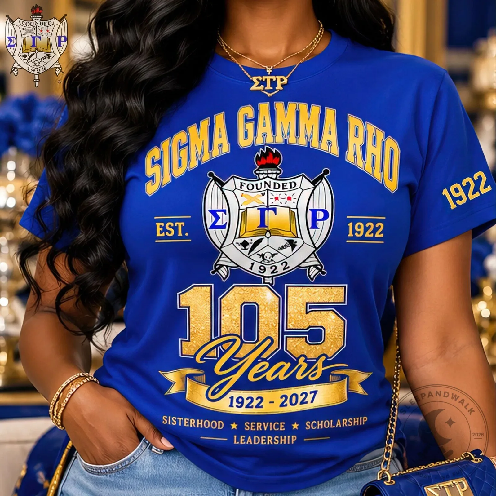 Sigma Gamma Rho 105th Anniversary Celebrating 1922-2027 T-Shirt 10 Sigma Gamma Rho 105th Anniversary Celebrating 1922-2027 T-Shirt