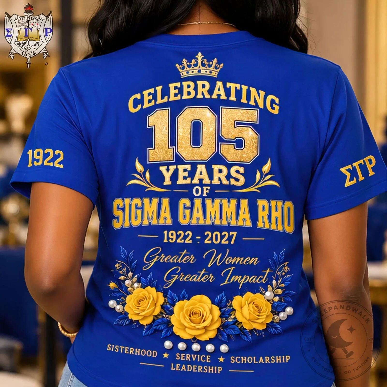 Sigma Gamma Rho 105th Anniversary Celebrating 1922-2027 T-Shirt 11 Sigma Gamma Rho 105th Anniversary Celebrating 1922-2027 T-Shirt
