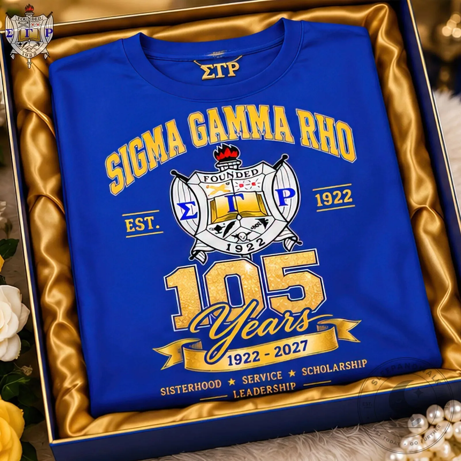 Sigma Gamma Rho 105th Anniversary Celebrating 1922-2027 T-Shirt 12 Sigma Gamma Rho 105th Anniversary Celebrating 1922-2027 T-Shirt
