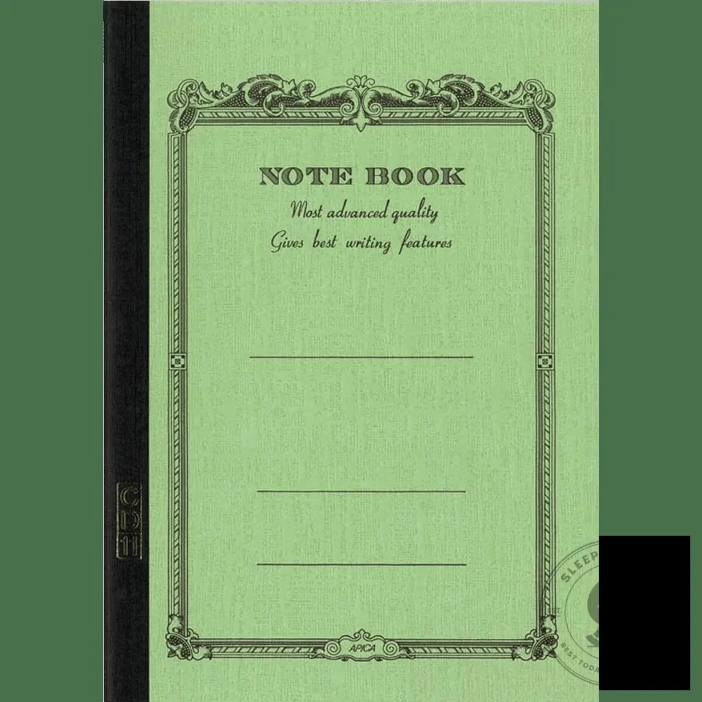 Apica Lined Notebook Green A7 Size Apica Lined Notebook Green A7 Size
