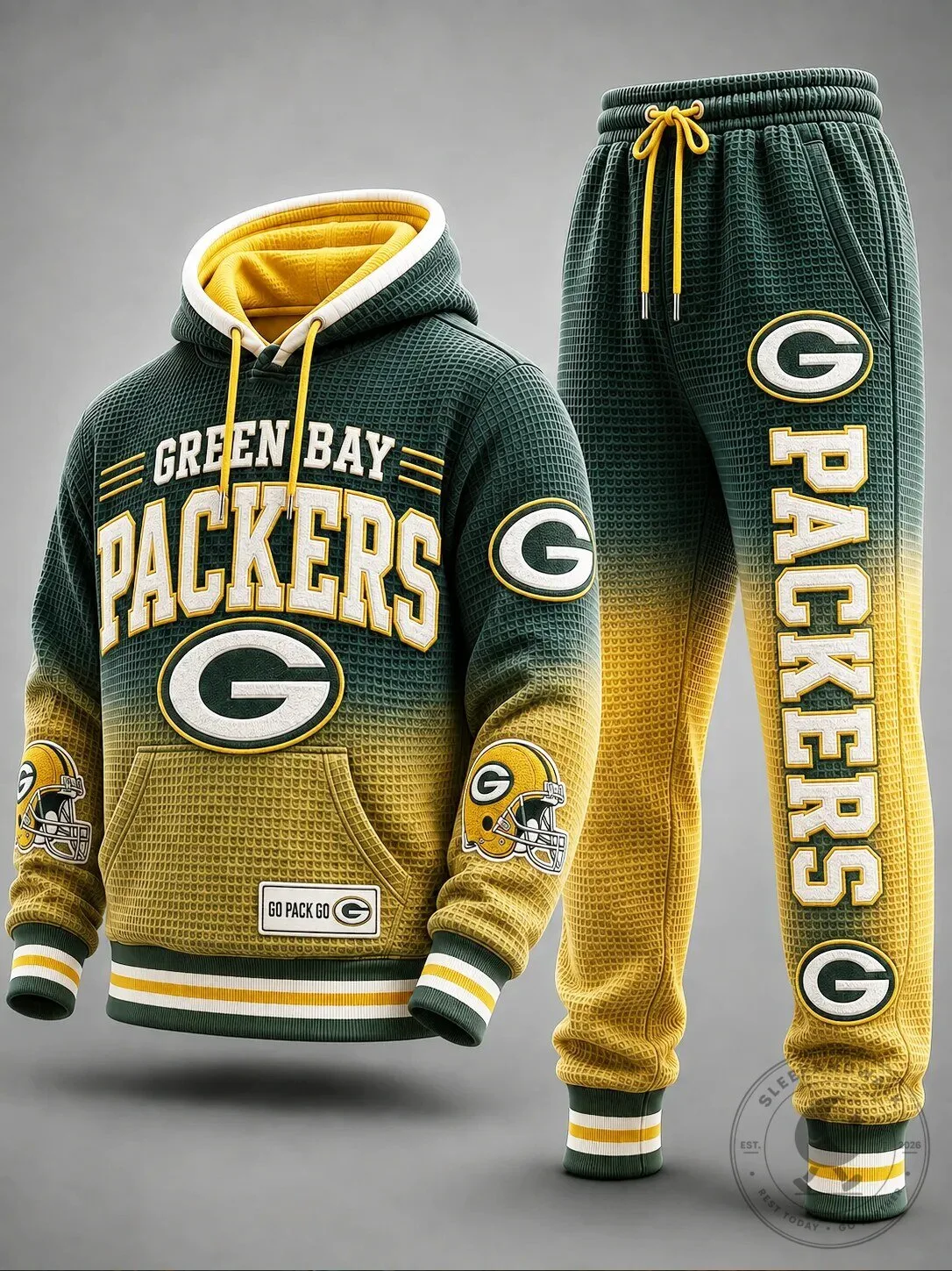 Green Bay Packers Football Team Logo and Helmet Design Hoodie Sweatshirt 5 Green Bay Packers Football Team Logo and Helmet Design Hoodie Sweatshirt