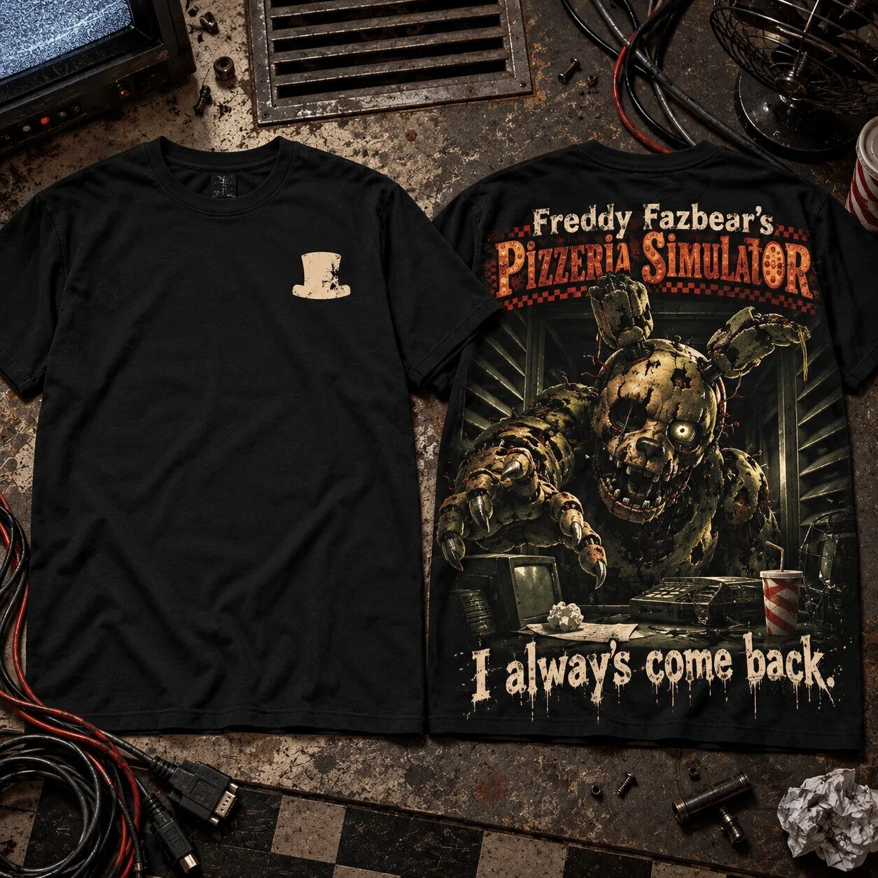 Five Nights at Freddy's Springtrap Pizzeria Simulator T-Shirt
